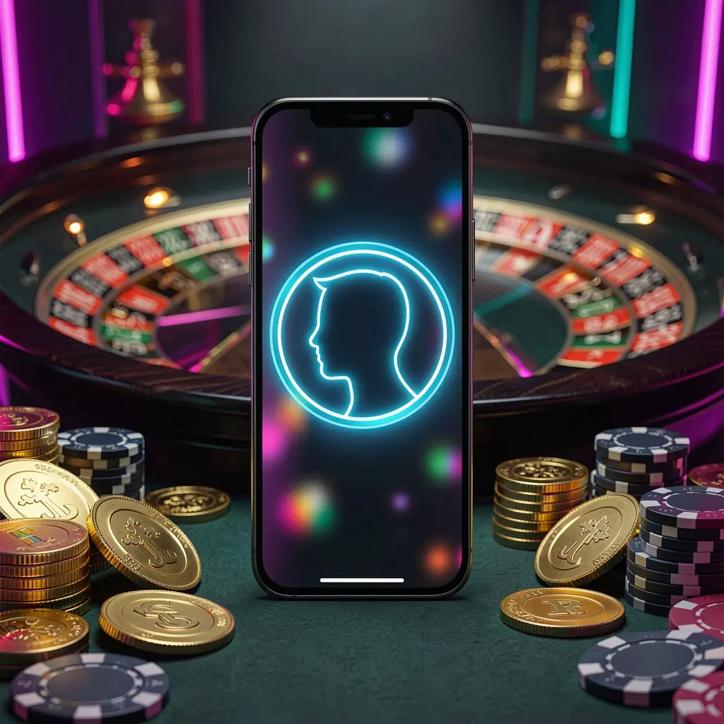 Gambar utama masuk kasino online LDN11 yang menampilkan ponsel modern dengan ikon profil bercahaya, cahaya roulette di latar belakang, serta koin emas dan chip poker dalam suasana neon gelap premium Gambar utama masuk kasino online LDN11 yang menampilkan ponsel modern dengan ikon profil bercahaya, cahaya roulette di latar belakang, serta koin emas dan chip poker dalam suasana neon gelap premium